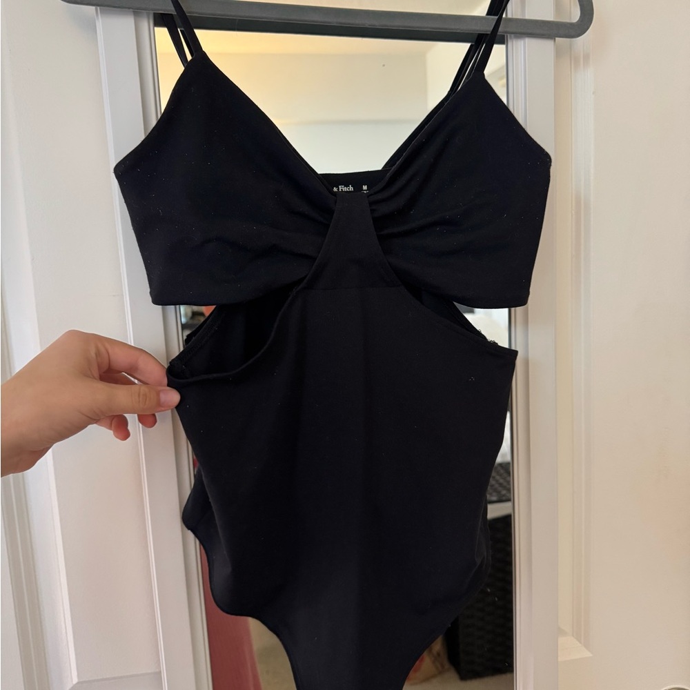 Abercrombie & Fitch Black Strappy Top